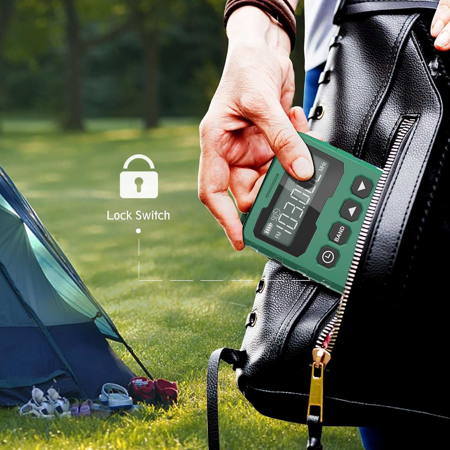 AM FM Radios Pocket Portable with Best Reception Sound, Digital Transistor Radio Battery Operated, NOAA Weather Emergency Alert Radio, Handheld Radio for Walkman, Parents, Friends Gift